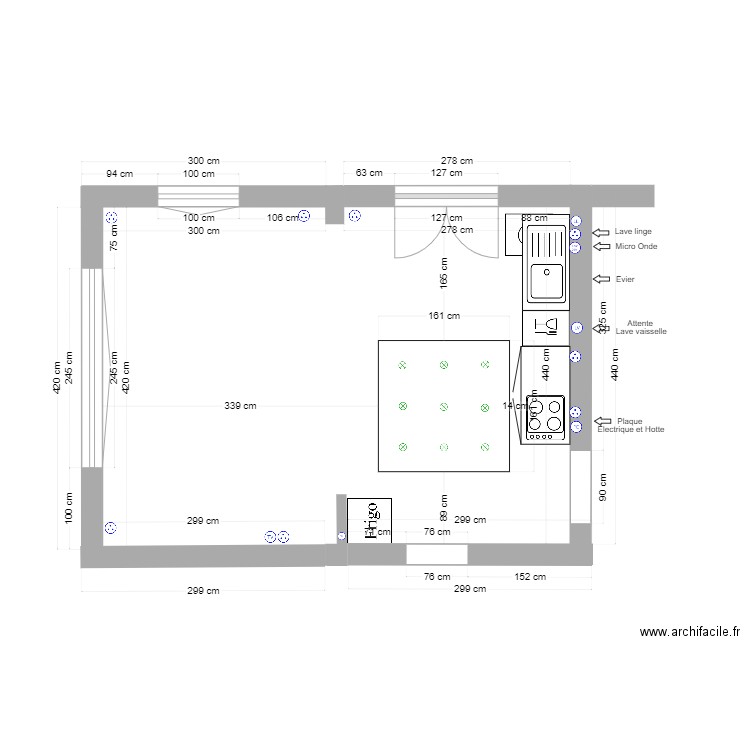 Bas salon. Plan de 0 pièce et 0 m2