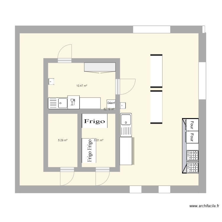 Cuisine Stembert. Plan de 0 pièce et 0 m2