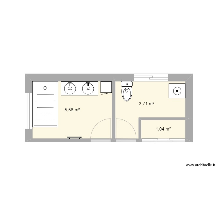 sdb alabedra V1. Plan de 0 pièce et 0 m2