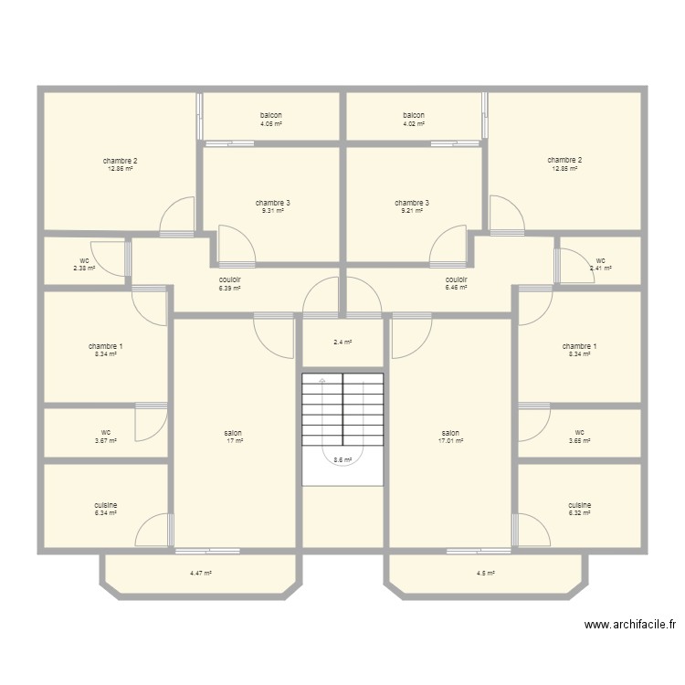 niveau 4 modif 2020. Plan de 0 pièce et 0 m2