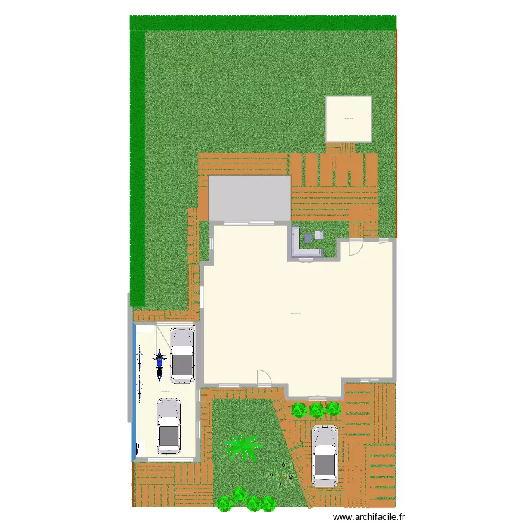 Garage. Plan de 