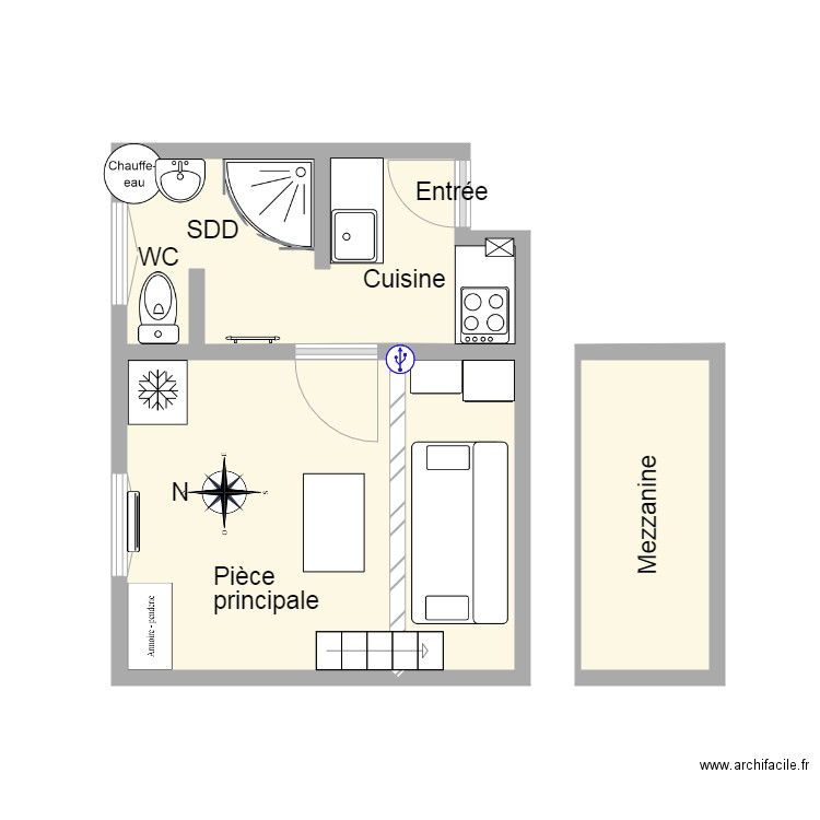 11 Clef. Plan de 0 pièce et 0 m2