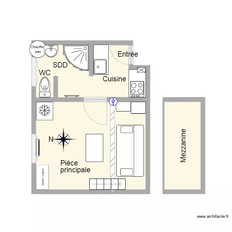 11 Clef. Plan de 