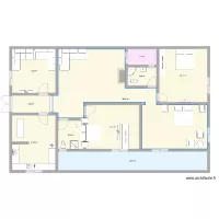 plan pied 200 m2 3 facade pour ouverture fentre