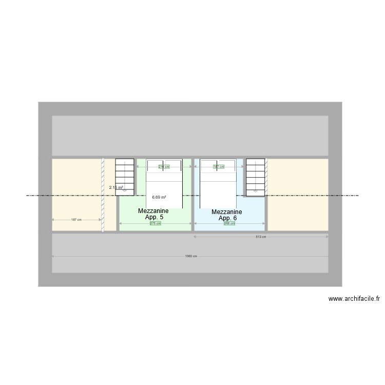 Nantes Etage 2 amenagement comble b. Plan de 0 pièce et 0 m2
