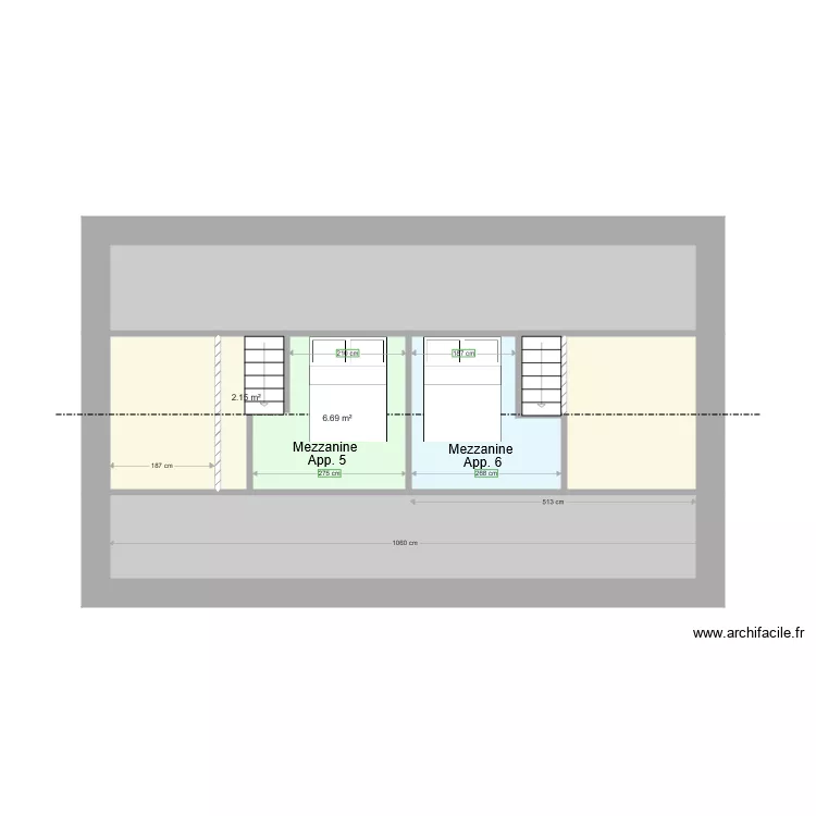 Nantes Etage 2 amenagement comble b. Plan de 