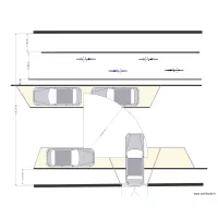 Parcours auto avec rayon moy 6m c&ocirc;t&eacute; impaire