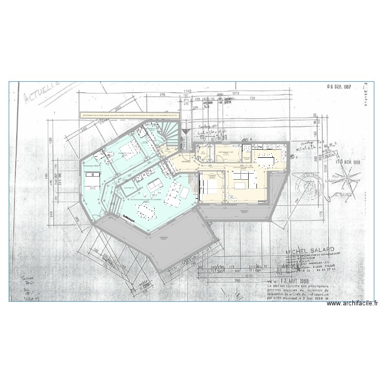 RDC VILLA 4 VENTS MARTINE CHAMBRES DIFINITIVES. Plan de 0 pièce et 0 m2