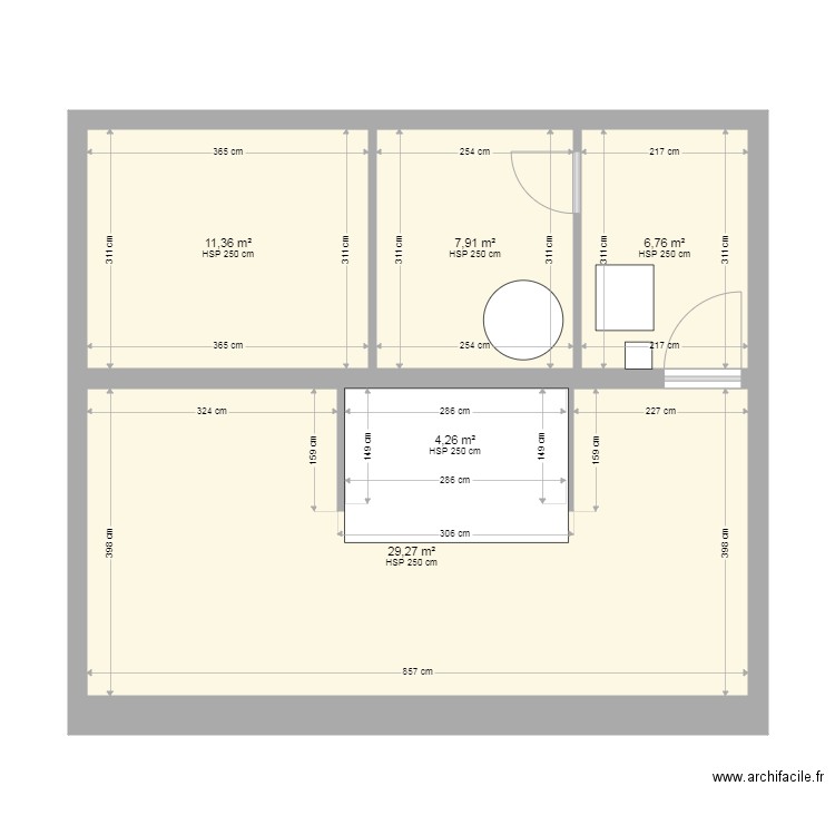 BONNAFOUS. Plan de 0 pièce et 0 m2