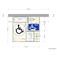 salle de bains pmr