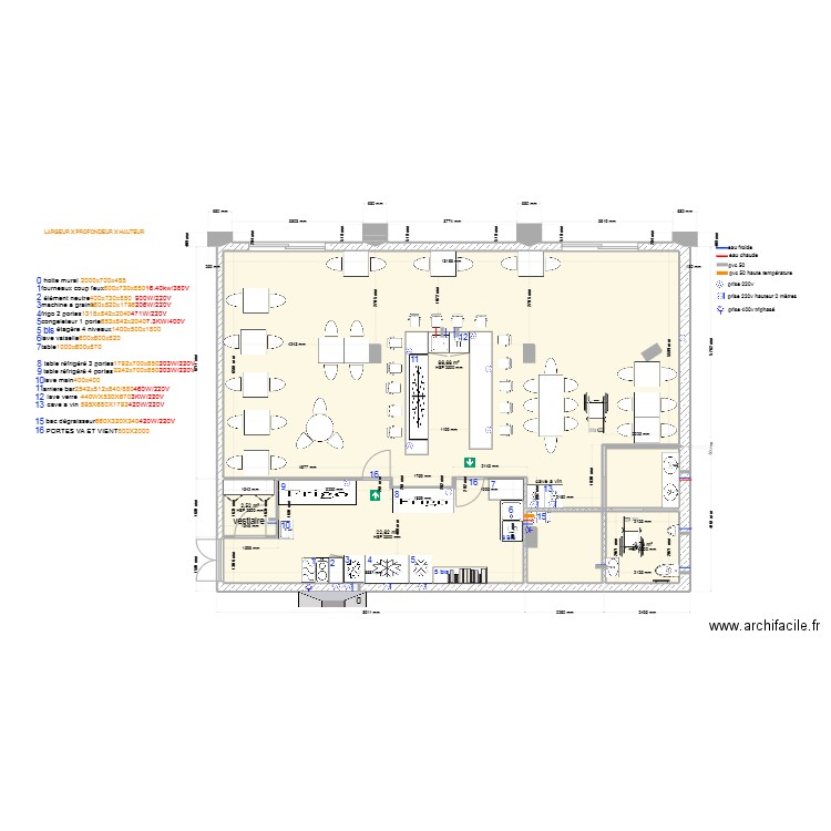 donatien malo 10.5. Plan de 4 pièces et 116 m2