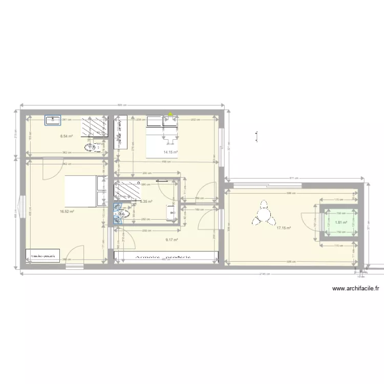 etage grenier 04 2017. Plan de 