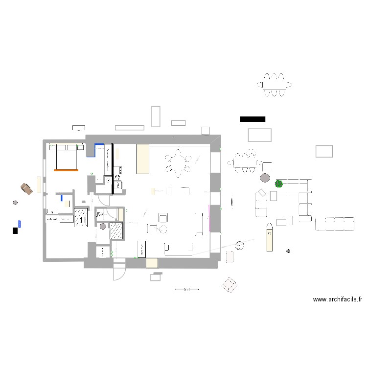 nouveau salon. Plan de 0 pièce et 0 m2