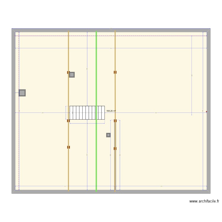Etage Maison Yann MODIFS PAR JEAN. Plan de 1 pièce et 168 m2