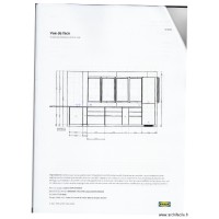 Plan électrique cuisine côté verrière