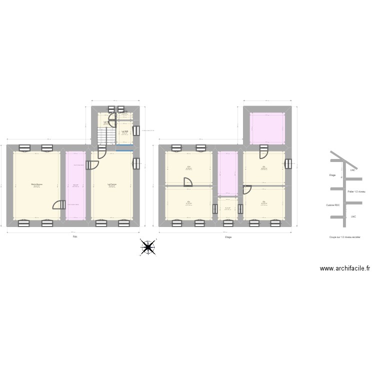 ML23019913 HERVE. Plan de 13 pièces et 188 m2