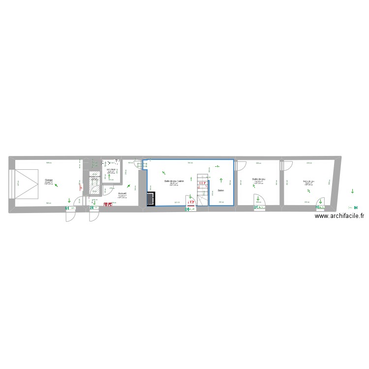 Manoir-LDH-RDC. Plan de 0 pièce et 0 m2