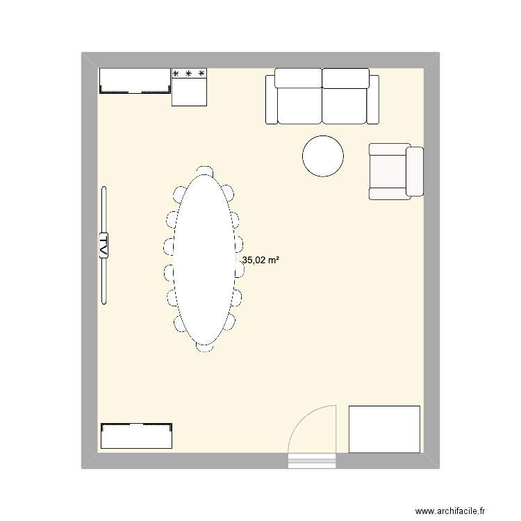 Salle réunion 2022. Plan de 0 pièce et 0 m2