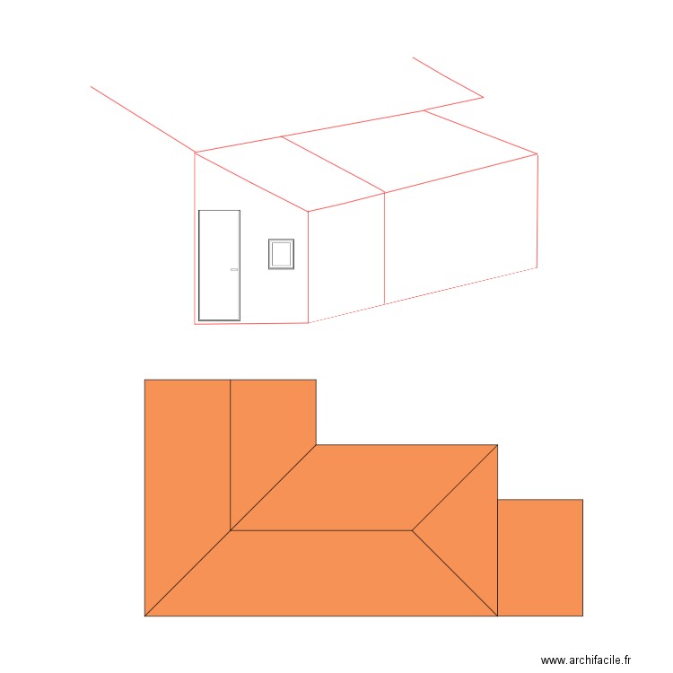 Plan Pool house. Plan de 0 pièce et 0 m2