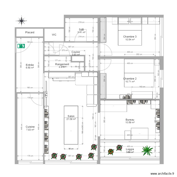 8cdg2. Plan de 0 pièce et 0 m2