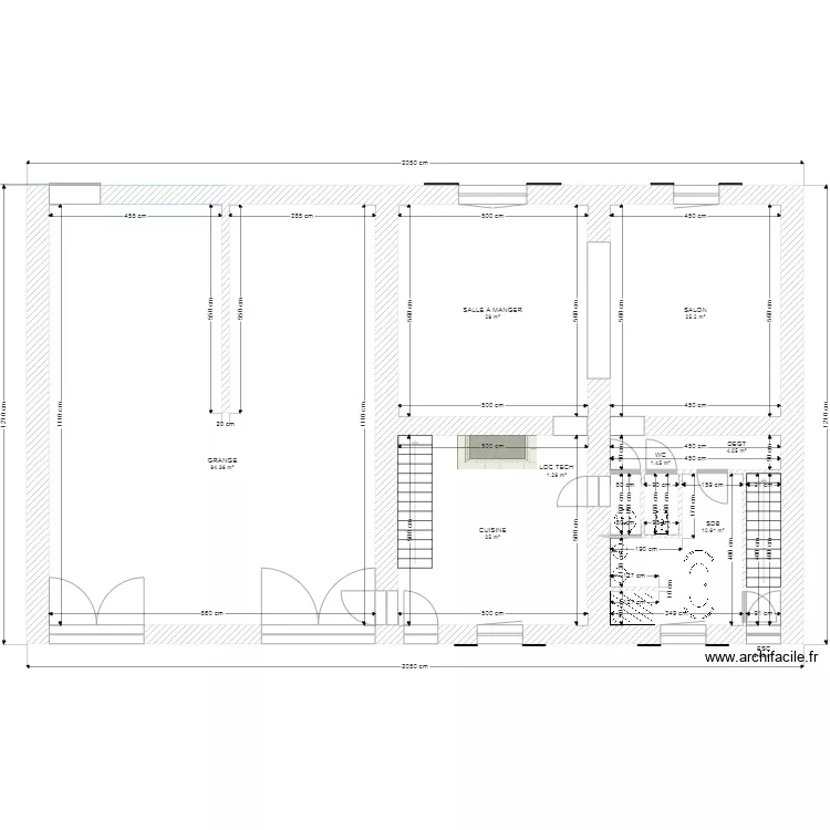 GIRARD BOUVET RDC. Plan de 
