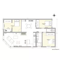 Maison L&eacute;ognan Plan &eacute;lectricit&eacute; chauffage Salons et Insert