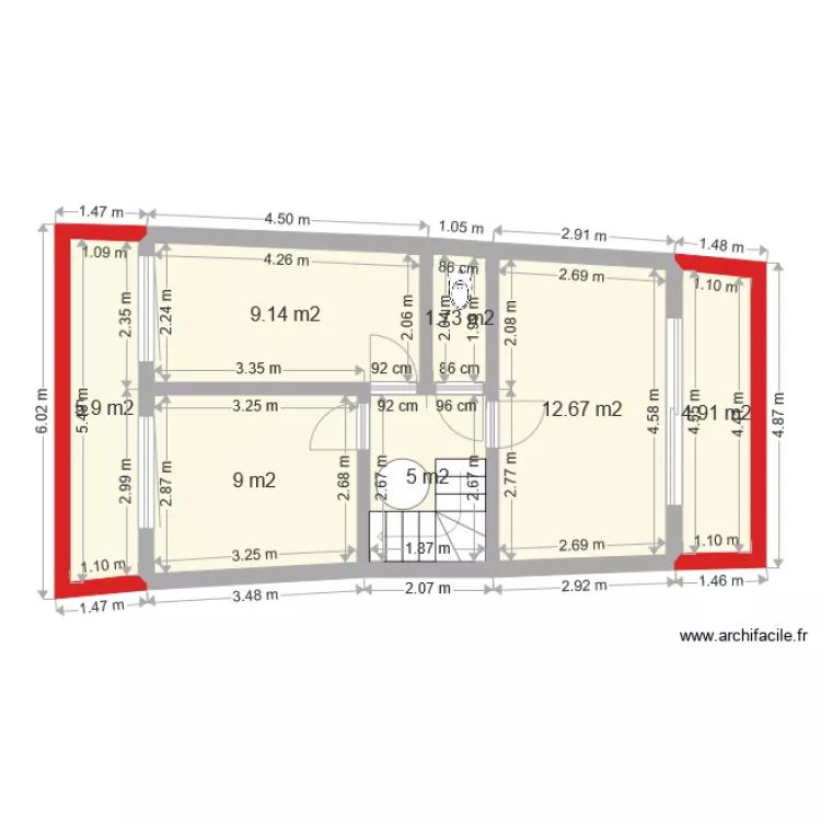 2ème étage. Plan de 2ème étage. Plan de