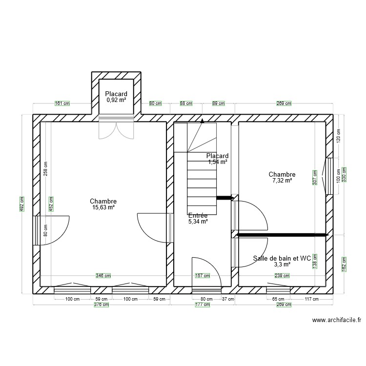 Vannesa loic 1. Plan de 9 pièces et 81 m2