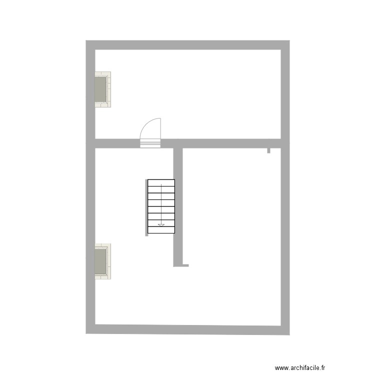 col combles. Plan de 0 pièce et 0 m2