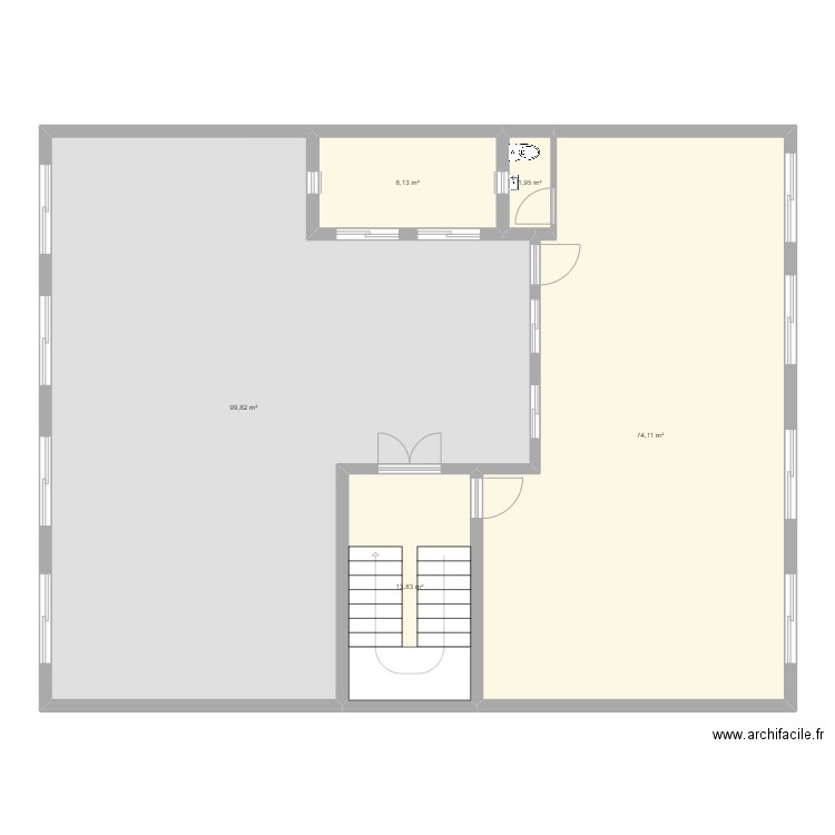 3eme Filaj. Plan de 5 pièces et 198 m2