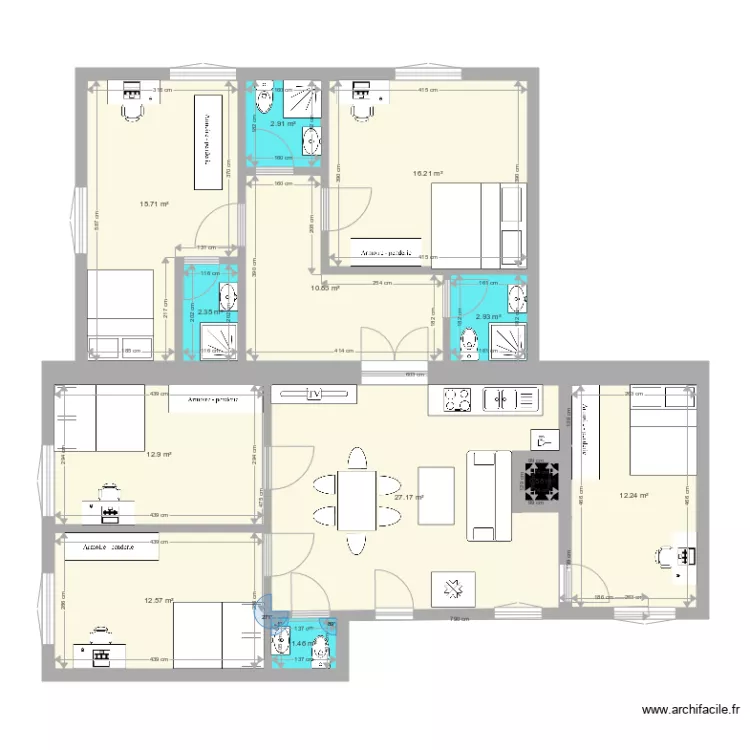 Csokonai am&eacute;nag&eacute;. Plan de 