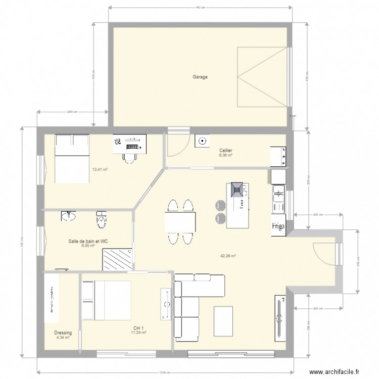 Maison charles 2. Plan de 0 pièce et 0 m2