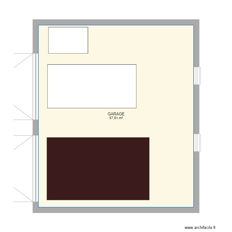 GARAGE A. Plan de 0 pièce et 0 m2