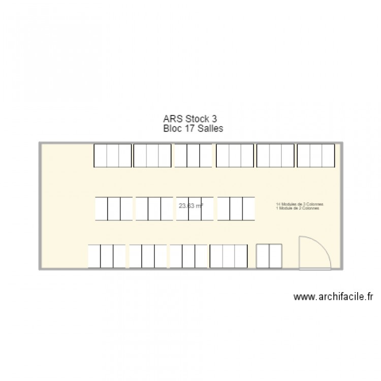 CH St ETIENNE ARS Stock 3. Plan de 0 pièce et 0 m2