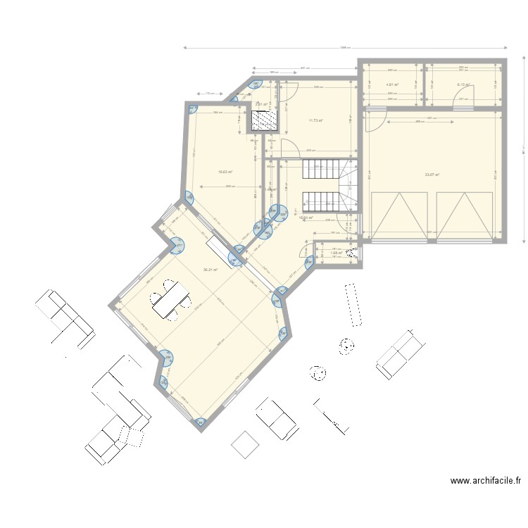 Lucinges. Plan de 0 pièce et 0 m2