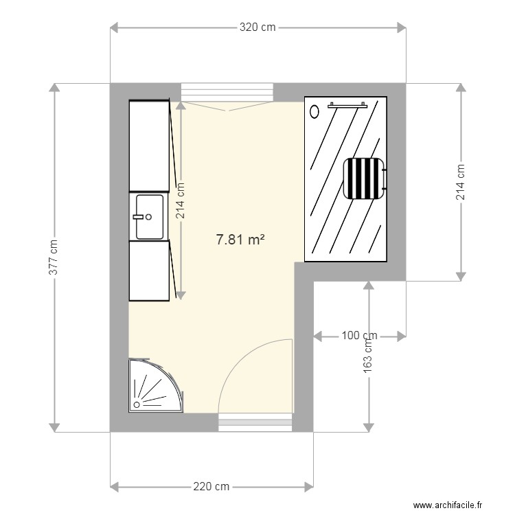 DULAC POUILLY LES NONAINS sdb projet. Plan de 0 pièce et 0 m2