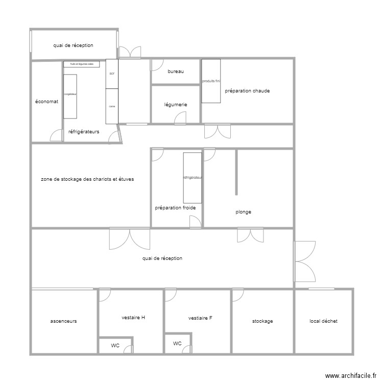 la houssaie. Plan de 0 pièce et 0 m2