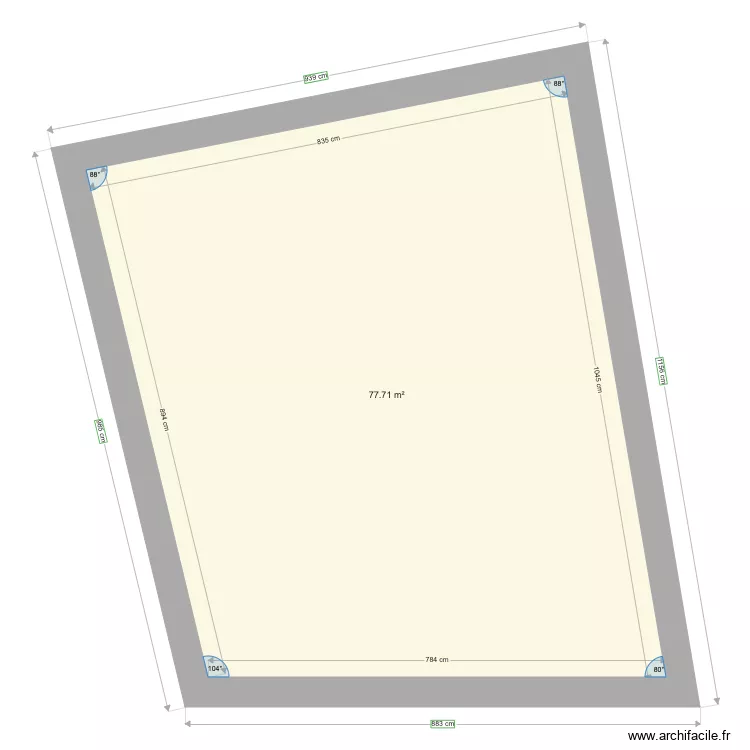 Ecurie au cotes. Plan de Ecurie au cotes. Plan de