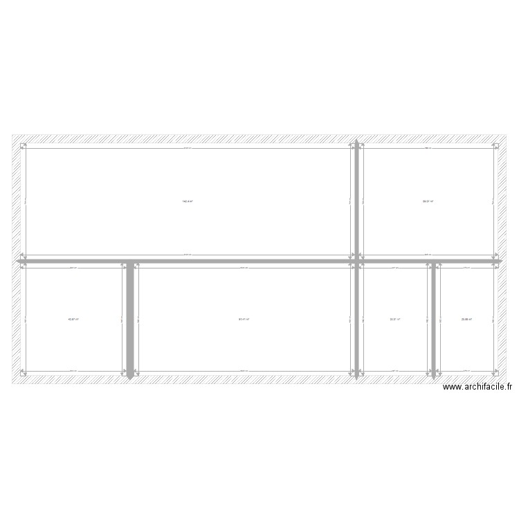 LOUPIAC RDC . Plan de 0 pièce et 0 m2