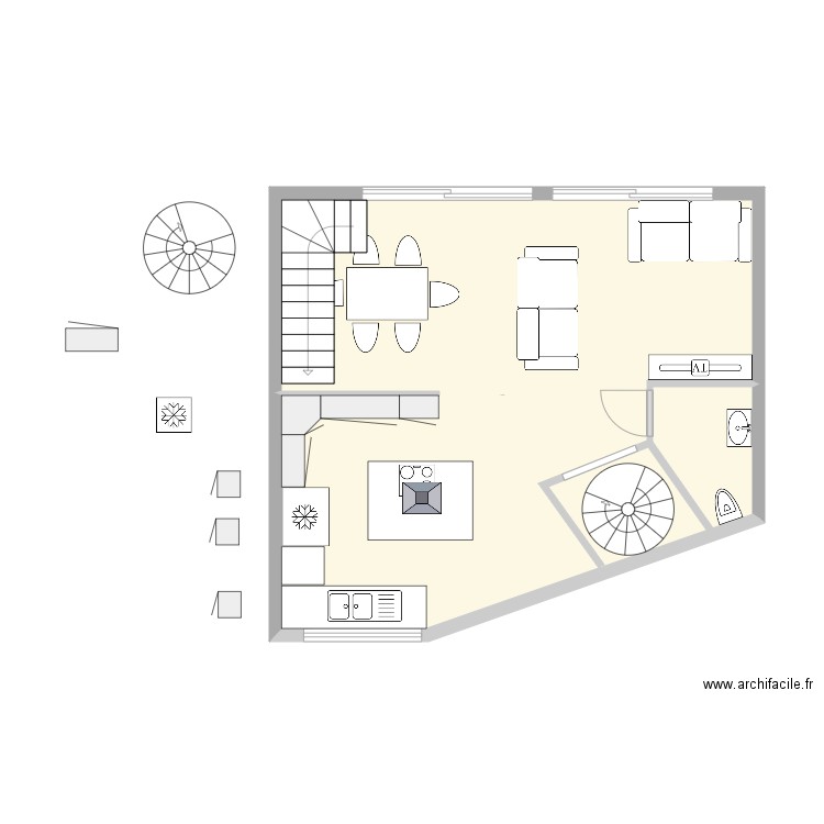 1er etage maison villebon 011120. Plan de 0 pièce et 0 m2