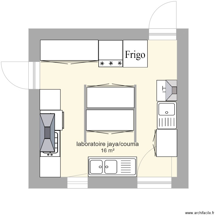 labo couma jaya. Plan de 0 pièce et 0 m2