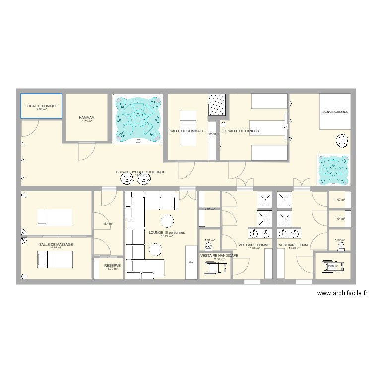 MY PRIVATE SPA 4. Plan de 0 pièce et 0 m2