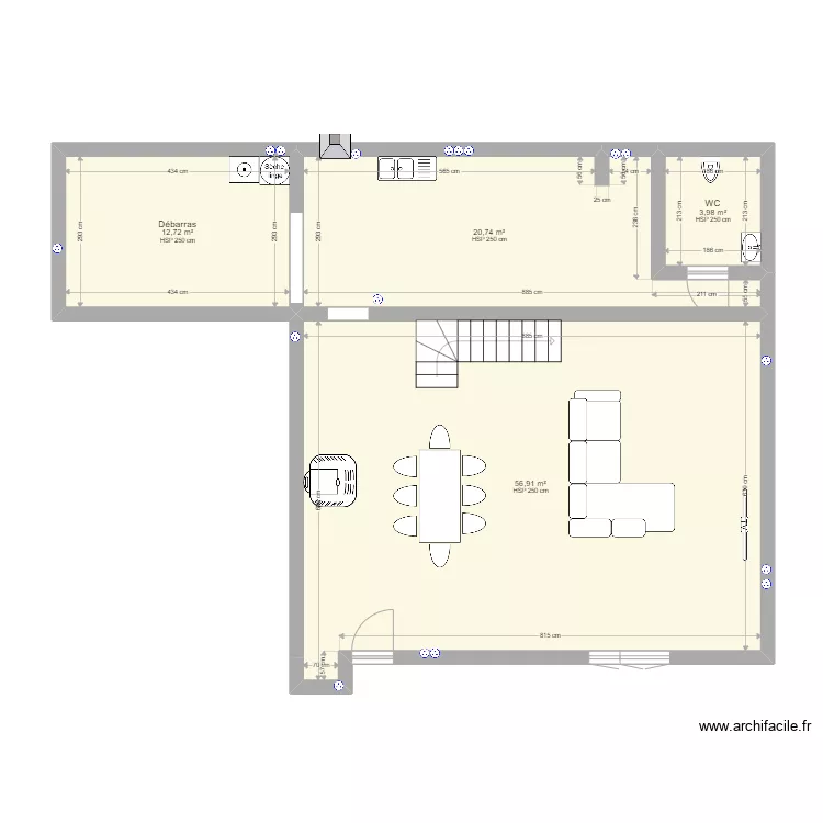 PLAN MAISON Am&eacute;lie . Plan de 