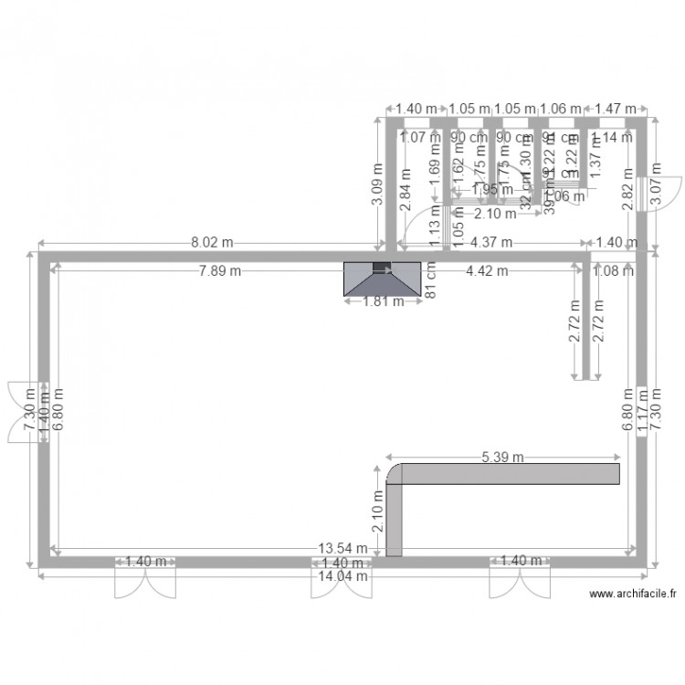 plan Sesame 3 Fin 1er partie cotes. Plan de 0 pièce et 0 m2