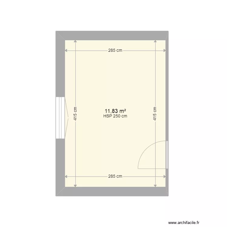 Chambre Wissam. Plan de Chambre Wissam. Plan de