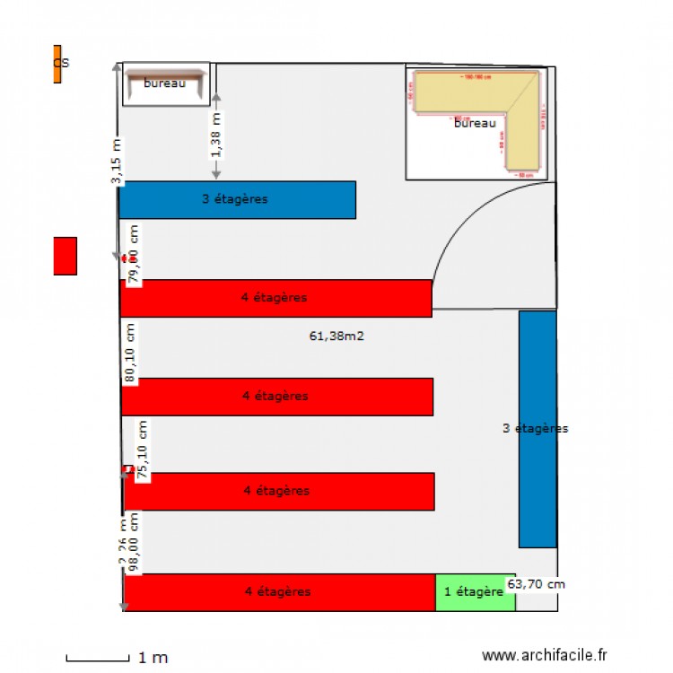 SAV 1 .1. Plan de 0 pièce et 0 m2