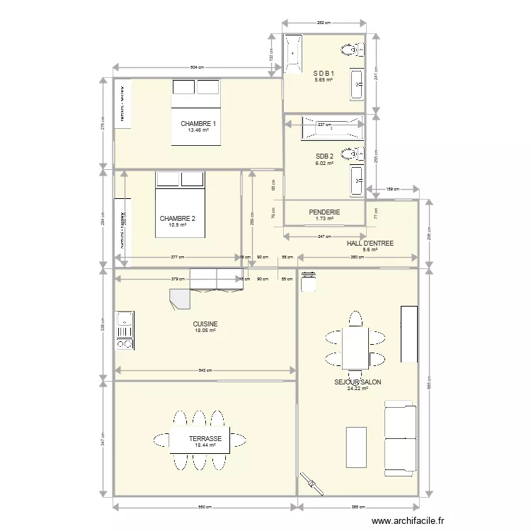 PLAN ORIGINAL 5emeB. Plan de 