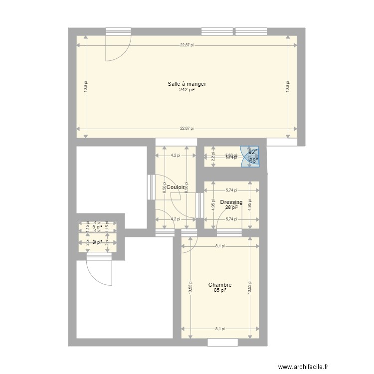 B 1276. Plan de 0 pièce et 0 m2