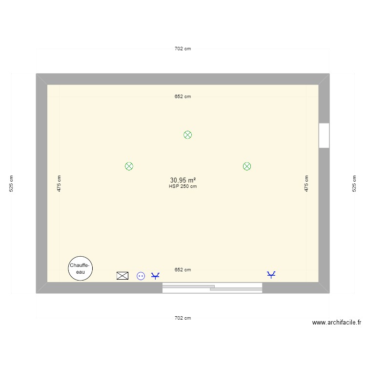 garage grange. Plan de 0 pièce et 0 m2