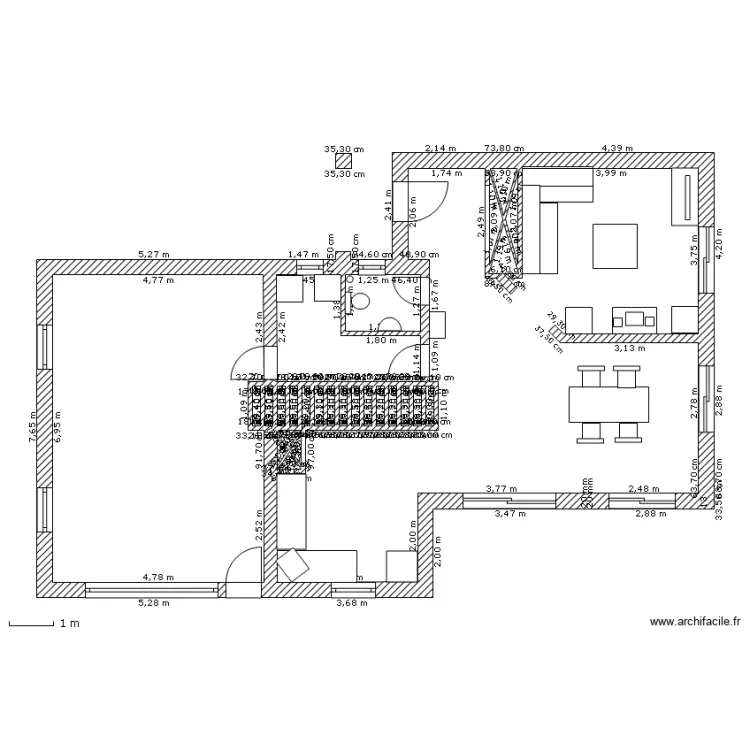 maison rdc anthony. Plan de 